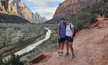 Ebike and hiking tour in Zion National Park with scenic canyon views.