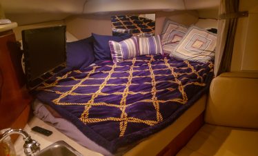 Bedroom in Cabin Cruiser Private Boat Tour